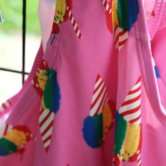 Hanna Andersson 160 Swimsuit Pink Ice Cream Worn once, if at all!! - Picture 9 of 11